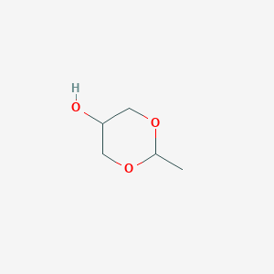 molecular formula C5H10O3 B13450063 2-Methyl-1,3-dioxan-5-ol CAS No. 3774-03-6