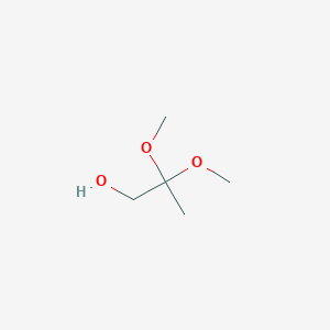 molecular formula C5H12O3 B13450068 1-Propanol, 2,2-dimethoxy- CAS No. 99547-44-1