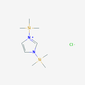 molecular formula C9H21ClN2Si2 B13450086 1,3-Bis(trimethylsilyl)-1H-imidazol-3-ium Chloride 