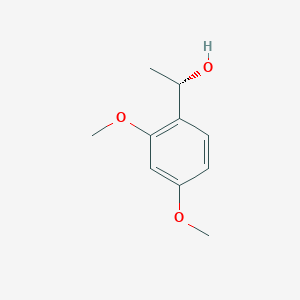 molecular formula C10H14O3 B1345009 (1S)-1-(2,4-dimethoxyphenyl)ethan-1-ol 