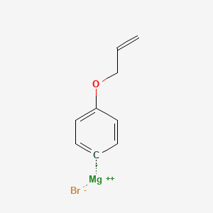 molecular formula C9H9BrMgO B13450102 Magnesium;prop-2-enoxybenzene;bromide 