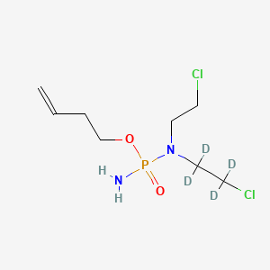 molecular formula C8H17Cl2N2O2P B13450156 O-(3-Butenyl)-N,N-bis(2-chloroethyl)phosphorodiamidate-d4 