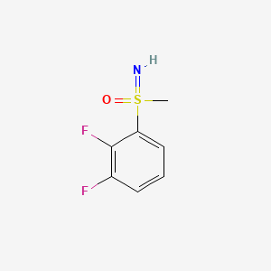 molecular formula C7H7F2NOS B13450159 (2,3-Difluorophenyl)(imino)methyl-lambda6-sulfanone 