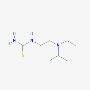 molecular formula C9H21N3S B1345017 (2-二异丙基氨基乙基)-硫脲 CAS No. 886363-52-6