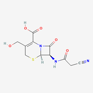molecular formula C11H11N3O5S B13450198 Desacetyl Cefacetrile 
