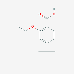 molecular formula C13H18O3 B1345024 4-Tert-butyl-2-ethoxybenzoic acid CAS No. 796875-53-1