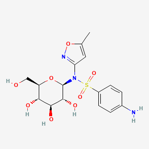 molecular formula C16H21N3O8S B13450243 Sulfamethoxazole N1-beta-D-Glucoside 