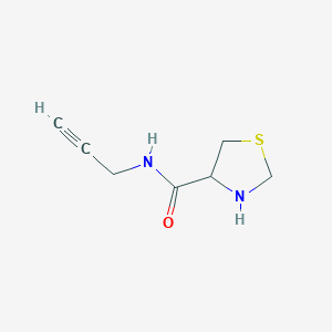 molecular formula C7H10N2OS B13450385 N-2-Propyn-1-yl-4-thiazolidinecarboxamide 