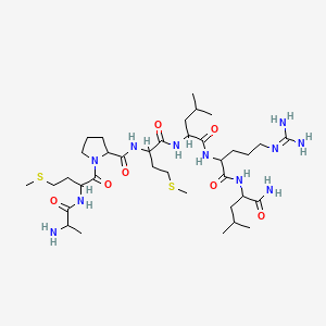 molecular formula C36H67N11O7S2 B13450389 Carp 