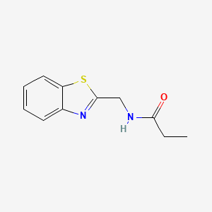 molecular formula C11H12N2OS B1345039 N-(Benzo[d]thiazol-2-ylmethyl)propionamide 