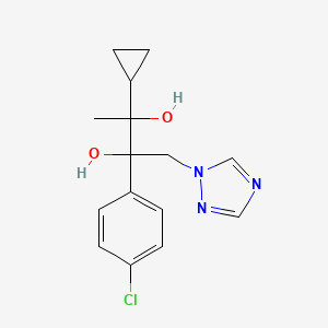 molecular formula C15H18ClN3O2 B13450406 3-Hydroxy Cyproconazole CAS No. 1075720-65-8