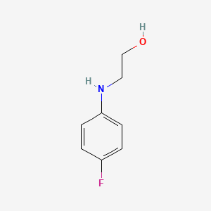 molecular formula C8H10FNO B1345043 2-((4-Fluorophenyl)amino)ethanol CAS No. 702-17-0