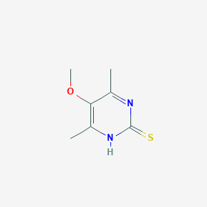 molecular formula C7H10N2OS B13450451 5-Methoxy-4,6-dimethylpyrimidine-2-thiol 