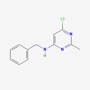 molecular formula C12H12ClN3 B1345050 N-benzyl-6-chloro-2-methylpyrimidin-4-amine CAS No. 1017783-05-9