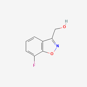 molecular formula C8H6FNO2 B13450716 (7-Fluoro-1,2-benzoxazol-3-yl)methanol 