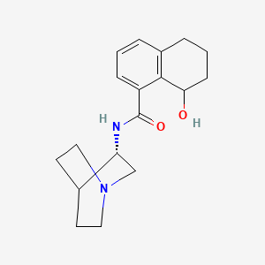 molecular formula C18H24N2O2 B13450721 Palonosetron 8-Hydroxy 1-Carboxamide 