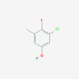 molecular formula C7H6ClFO B13450745 3-Chloro-4-fluoro-5-methylphenol CAS No. 1784533-88-5