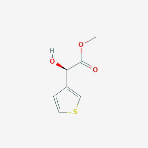 molecular formula C7H8O3S B13450833 (R)-Methyl 2-hydroxy-2-thiophene-3-ylacetate 