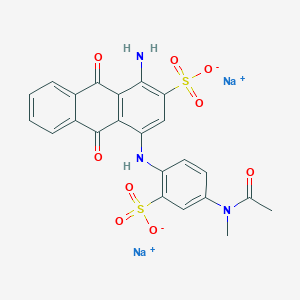 molecular formula C23H17N3Na2O9S2 B13450863 Acid Blue 182 CAS No. 72152-54-6