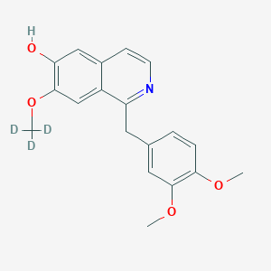 molecular formula C19H19NO4 B13450876 6-Demethyl Papaverine-d3 