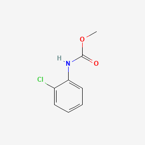 molecular formula C8H8ClNO2 B1345091 methyl N-(2-chlorophenyl)carbamate CAS No. 20668-13-7