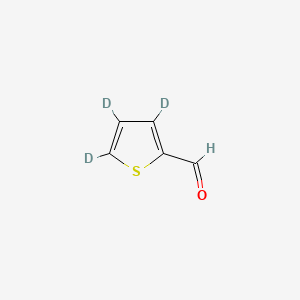 molecular formula C5H4OS B13450917 2-Thiophene-3,4,5-d3-carboxaldehyde 