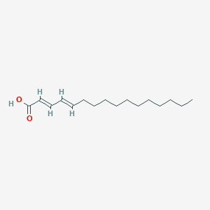 molecular formula C16H28O2 B13450925 Hexadecadienoic acid 