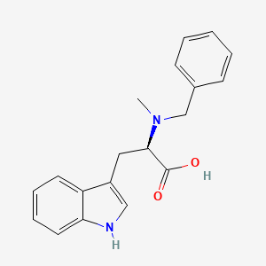 molecular formula C19H20N2O2 B13450928 N-Methyl-N-(phenylmethyl)-D-tryptophan 