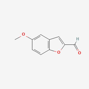 molecular formula C10H8O3 B1345093 5-Methoxybenzofuran-2-carbaldehyde CAS No. 23145-19-9