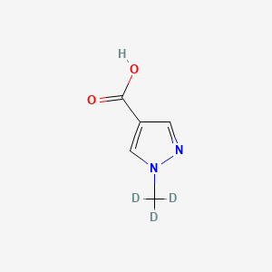 molecular formula C5H6N2O2 B13450933 1-(2H3)methyl-1H-pyrazole-4-carboxylic acid 