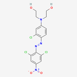 molecular formula C16H15Cl3N4O4 B1345095 Disperse Brown 1 CAS No. 23355-64-8