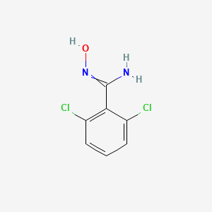 molecular formula C7H6Cl2N2O B1345096 2,6-dichloro-N'-hydroxybenzenecarboximidamide CAS No. 23505-21-7