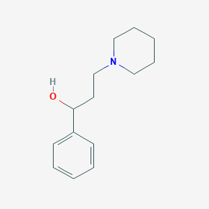 molecular formula C14H21NO B13450990 1-Phenyl-3-(piperidin-1-yl)propan-1-ol CAS No. 952-51-2