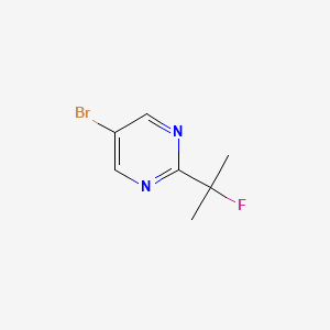 molecular formula C7H8BrFN2 B13451015 5-Bromo-2-(2-fluoropropan-2-yl)pyrimidine 
