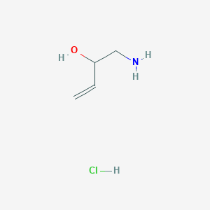 molecular formula C4H10ClNO B13451050 1-Aminobut-3-en-2-ol hydrochloride CAS No. 1514832-70-2