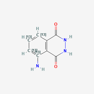 molecular formula C8H7N3O2 B13451052 Luminol-13C4 
