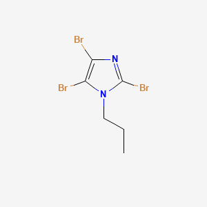molecular formula C6H7Br3N2 B1345110 2,4,5-Tribromo-1-propyl-1H-imidazole CAS No. 31250-78-9