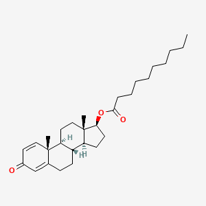 molecular formula C29H44O3 B13451113 17beta-Hydroxyandrosta-1,4-dien-3-one Decanoate 