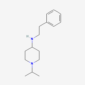 molecular formula C16H26N2 B13451118 N-(2-phenylethyl)-1-(propan-2-yl)piperidin-4-amine 