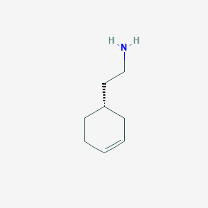 molecular formula C8H15N B13451140 2-[(1S)-cyclohex-3-en-1-yl]ethan-1-amine 