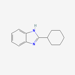 molecular formula C13H16N2 B1345116 2-Cyclohexyl-1H-benzimidazole CAS No. 36947-70-3