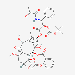molecular formula C46H55NO16 B13451161 O-BOC-N-Pyruvyl Docetaxel 