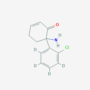 molecular formula C12H12ClNO B13451182 Dehydro Norketamine-d4 CAS No. 1246816-68-1