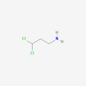 molecular formula C3H7Cl2N B13451232 3,3-Dichloropropan-1-amine 