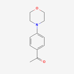 molecular formula C12H15NO2 B1345126 4'-Morpholinoacetophenone CAS No. 39910-98-0