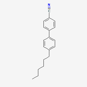 molecular formula C19H21N B1345128 4-Hexyl-4'-cyanobiphenyl CAS No. 41122-70-7