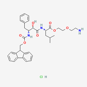 molecular formula C35H44ClN3O7 B13451288 cIAP1 Ligand-Linker Conjugates 11 Hydrochloride 
