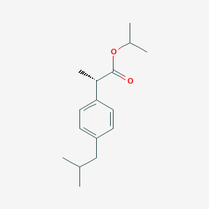 molecular formula C16H24O2 B13451305 Dexibuprofen Isopropyl Ester 