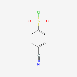 molecular formula C7H4ClNO2S B1345131 4-Cyanobenzenesulfonyl chloride CAS No. 49584-26-1