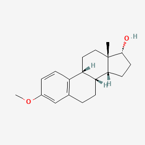 molecular formula C19H26O2 B13451311 (8R,9R,13S,14R,17R)-3-methoxy-13-methyl-6,7,8,9,11,12,14,15,16,17-decahydrocyclopenta[a]phenanthren-17-ol 